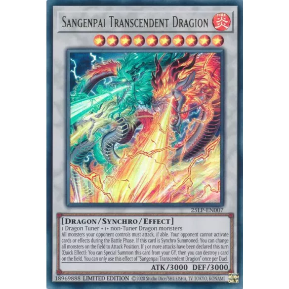Sangenpai Transcendent Dragion - Limited Pack World Championship 2025 (25LP)