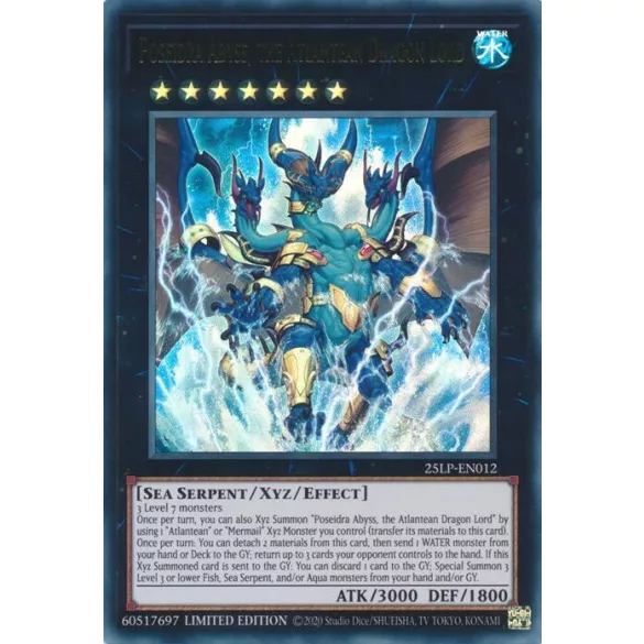 Poseidra Abyss, the Atlantean Dragon Lord - Limited Pack World Championship 2025 (25LP)
