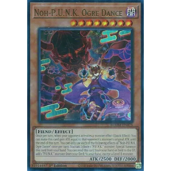 Noh-P.U.N.K. Ogre Dance - Battles of Legend: Monster Mayhem (BLMM)