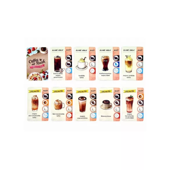 Coffee rush - Hab a tortán kiegészítő