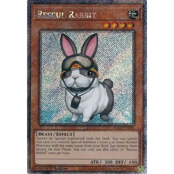 Rescue Rabbit (Platinum Secret Rare) - 25th Anniversary Rarity Collection II (RA02) (FR)
