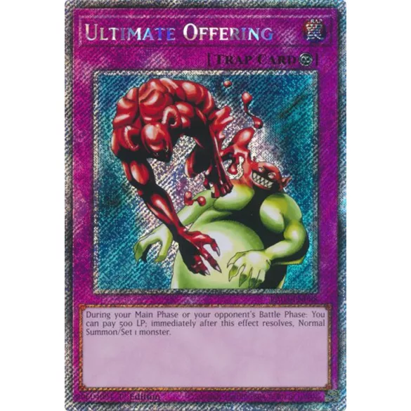 Ultimate Offering (Platinum Secret Rare) - Quarter Century Bonanza (RA03)