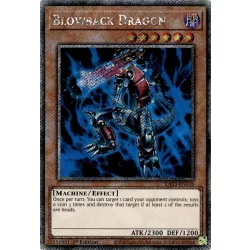   Blowback Dragon (Platinum Secret Rare) - Quarter Century Bonanza (RA03)