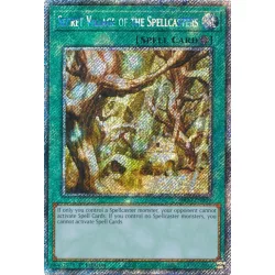   Secret Village of the Spellcasters (Platinum Secret Rare) - Quarter Century Bonanza (RA03)