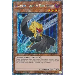   Blackwing - Kalut the Moon Shadow (Platinum Secret Rare) - Quarter Century Bonanza (RA03)