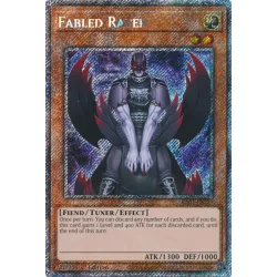   Fabled Raven (Platinum Secret Rare) - Quarter Century Bonanza (RA03)