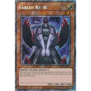 Fabled Raven (Platinum Secret Rare) - Quarter Century Bonanza (RA03)