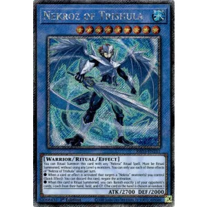 Nekroz of Trishula (Platinum Secret Rare) - Quarter Century Bonanza (RA03)