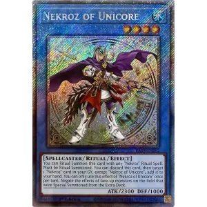 Nekroz of Unicore (Platinum Secret Rare) - Quarter Century Bonanza (RA03)