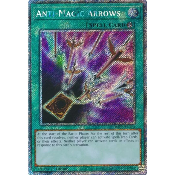 Anti-Magic Arrows (Platinum Secret Rare) - Quarter Century Bonanza (RA03)
