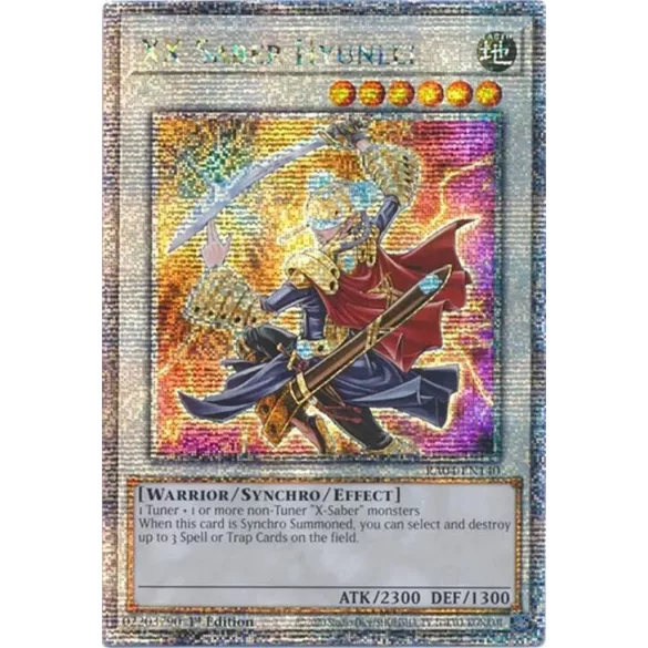 XX-Saber Hyunlei (Quarter Century Secret Rare) - Quarter Century Stampede (RA04)