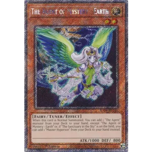 The Agent of Mystery - Earth (Platinum Secret Rare) - Quarter Century Stampede (RA04)