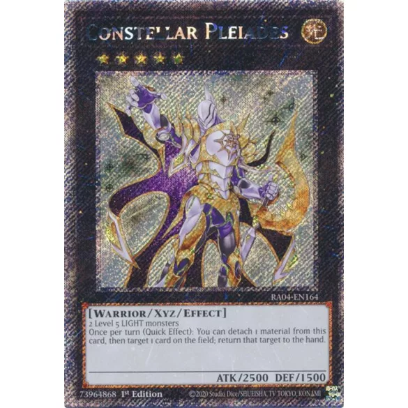 Constellar Pleiades (Platinum Secret Rare) - Quarter Century Stampede (RA04)