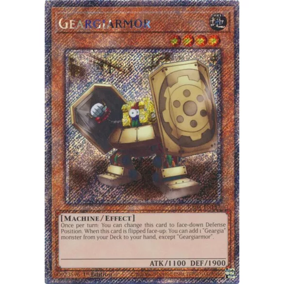 Geargiarmor (Platinum Secret Rare) - Quarter Century Stampede (RA04)