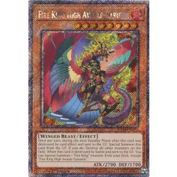   Fire King High Avatar Garunix (Platinum Secret Rare) - Quarter Century Stampede (RA04)