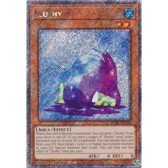 Slushy (Platinum Secret Rare) - Quarter Century Stampede (RA04)