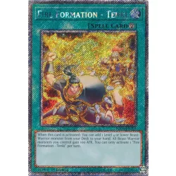   Fire Formation - Tenki (Platinum Secret Rare) - Quarter Century Stampede (RA04)