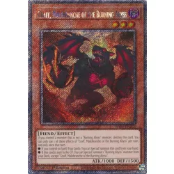   Graff, Malebranche of the Burning Abyss (Platinum Secret Rare) - Quarter Century Stampede (RA04)