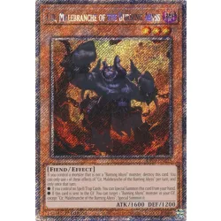   Cir, Malebranche of the Burning Abyss (Platinum Secret Rare) - Quarter Century Stampede (RA04)