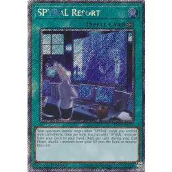   SPYRAL Resort (Platinum Secret Rare) - Quarter Century Stampede (RA04)