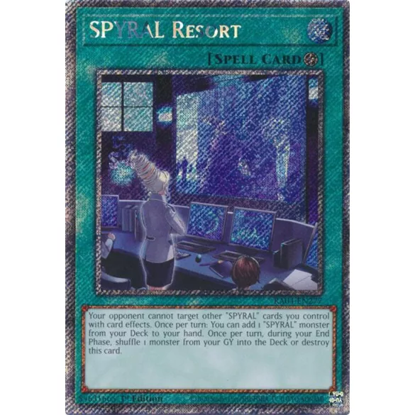 SPYRAL Resort (Platinum Secret Rare) - Quarter Century Stampede (RA04)