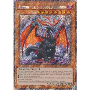 Albion the Shrouded Dragon (Platinum Secret Rare) - Rarity Collection 5 (RA05)