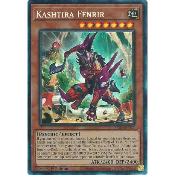 Kashtira Fenrir (Collector's Rare) - Rarity Collection 5 (RA05)