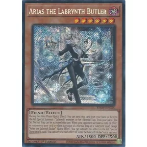 Arias the Labrynth Butler (Secret Rare) - Rarity Collection 5 (RA05)